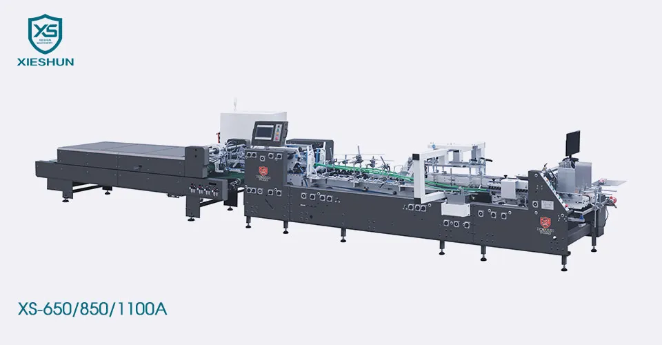La caja Gluer usa una estructura inferior de gancho para producir cajas de empaque