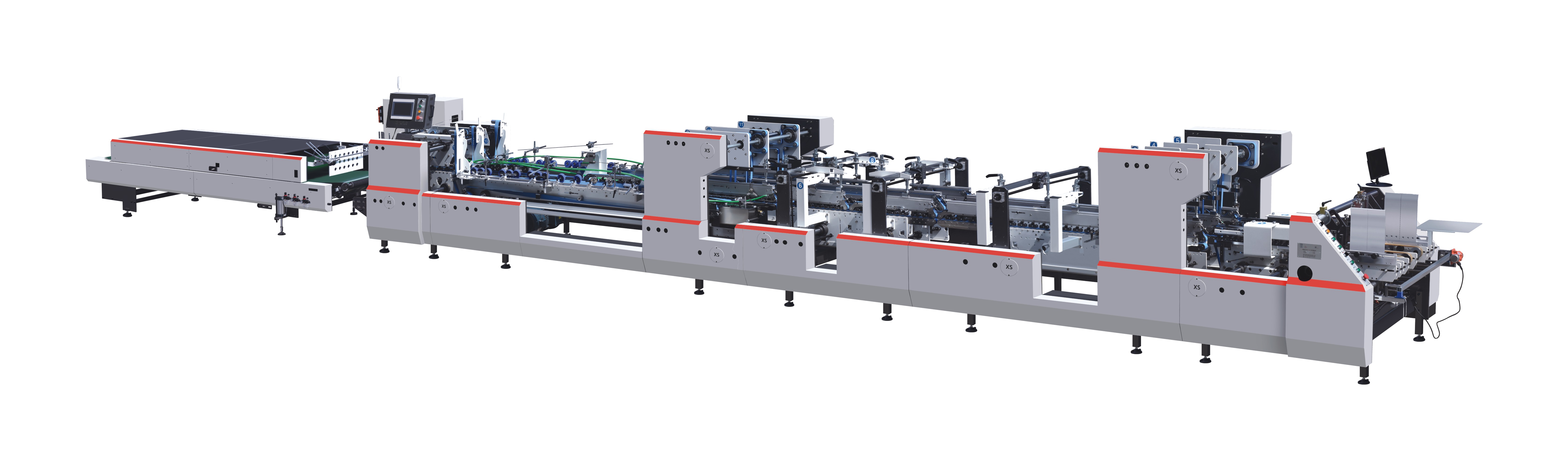 XS-1250 1450 1650 Catálogo Gluer de carpeta de alta velocidad